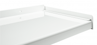 OHÝBANÝ HLINÍKOVÝ PARAPET 1,4 mm S NOSEM 25 mm | BÍLÁ RAL 9016