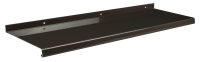 OHÝBANÝ HLINÍKOVÝ PARAPET 1,4 mm S NOSEM 25 mm | HNĚDÁ RAL 8019