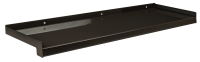 OHÝBANÝ HLINÍKOVÝ PARAPET 1,4 mm S NOSEM 25 mm | HNĚDÁ RAL 8019
