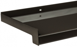 Ohýbaný AL parapet 1,4 mm s nosem 25 mm | HNĚDÁ RAL 8019