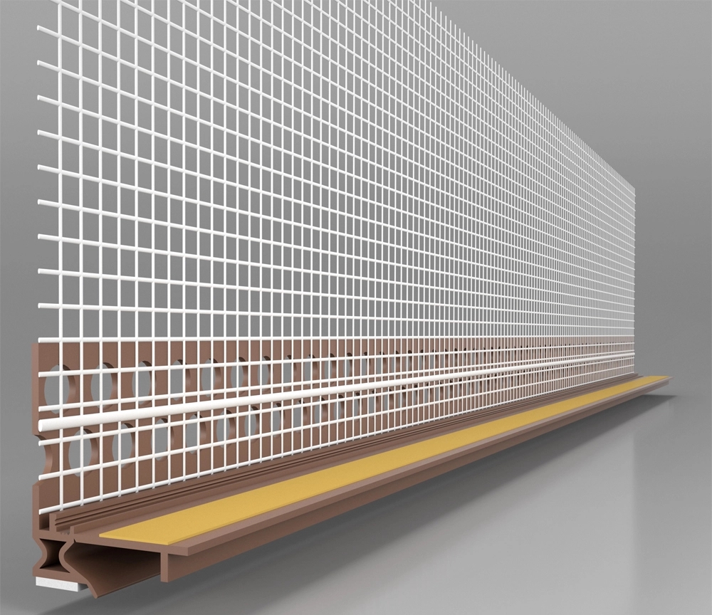 LIKOV LS2-ADAPT COLOR – okenní začišťovací lišta 2D 6 mm, Tmavě hnědá RAL 8024, 2,6 m