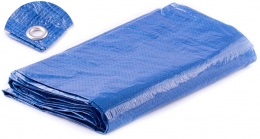 Krycí plachta s oky Standart Modrá 2 x 3 m, 65-70g